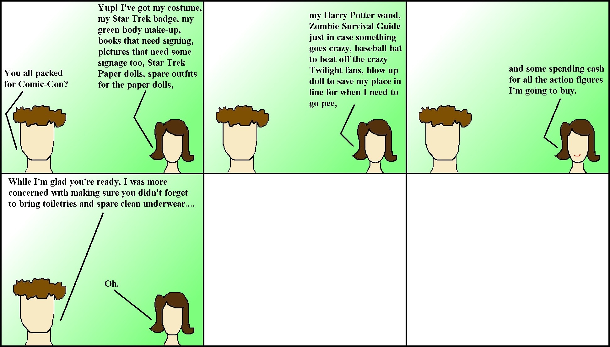 She’s nerdier than me….